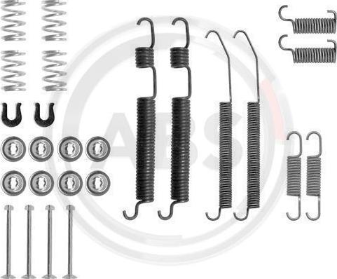 A.B.S. 0762Q - Комплектуючі, барабанний гальмівний механізм autozip.com.ua