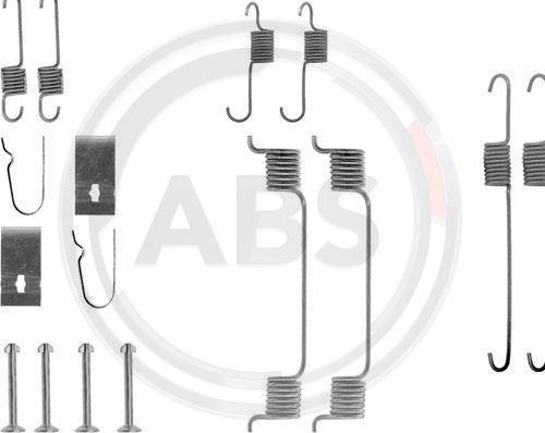 A.B.S. 0700Q - Комплектуючі, барабанний гальмівний механізм autozip.com.ua