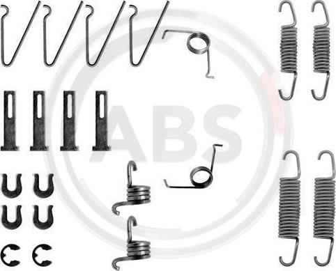 A.B.S. 0703Q - Комплектуючі, барабанний гальмівний механізм autozip.com.ua
