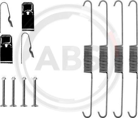 A.B.S. 0725Q - Комплектуючі, барабанний гальмівний механізм autozip.com.ua