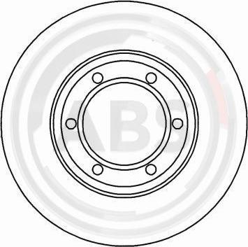 A.B.S. 15998 - Гальмівний диск autozip.com.ua