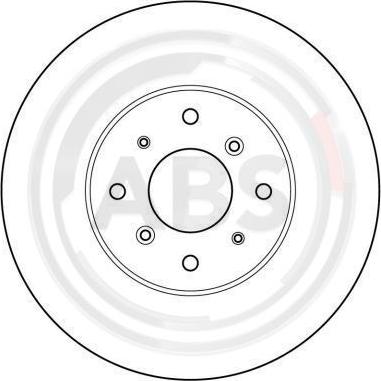 A.B.S. 15613 - Гальмівний диск autozip.com.ua