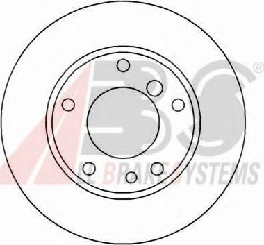 A.B.S. 15869 OE - Гальмівний диск autozip.com.ua