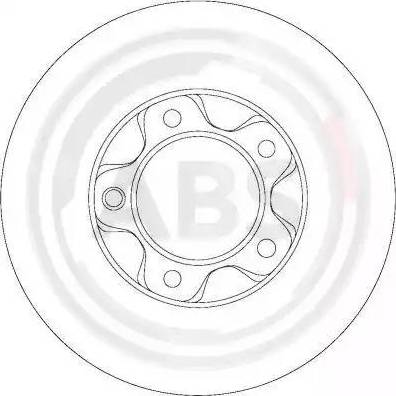 A.B.S. 15773 - Гальмівний диск autozip.com.ua