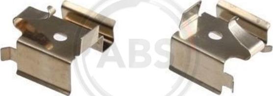 A.B.S. 1697Q - Комплектуючі, колодки дискового гальма autozip.com.ua