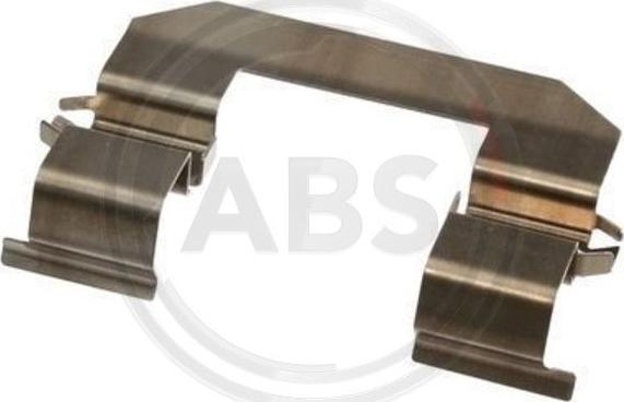 A.B.S. 1645Q - Комплектуючі, колодки дискового гальма autozip.com.ua