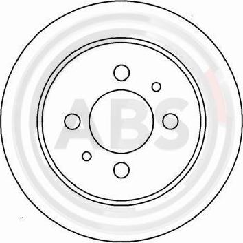 A.B.S. 16474 - Гальмівний диск autozip.com.ua