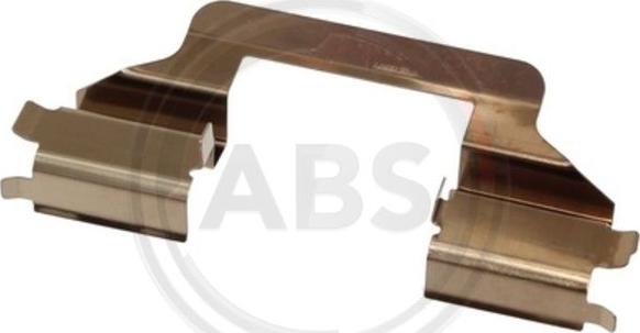 A.B.S. 1656Q - Комплектуючі, колодки дискового гальма autozip.com.ua