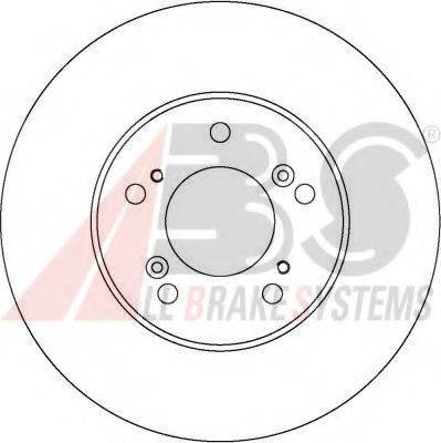 A.B.S. 16588 OE - Гальмівний диск autozip.com.ua