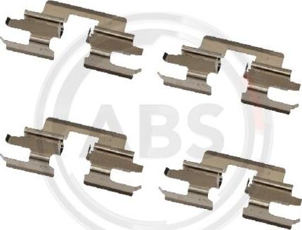A.B.S. 1619Q - Комплектуючі, колодки дискового гальма autozip.com.ua