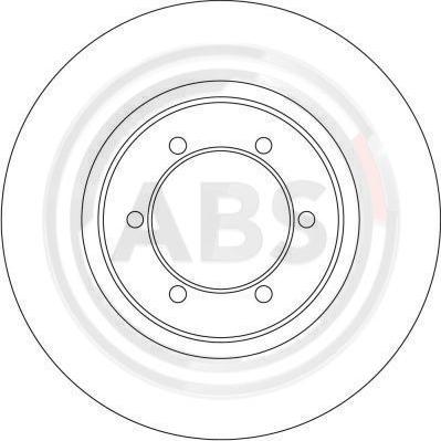 A.B.S. 16168 - Гальмівний диск autozip.com.ua