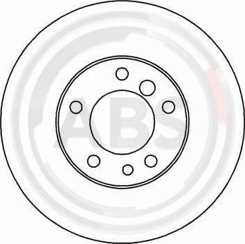 A.B.S. 16102 - Гальмівний диск autozip.com.ua