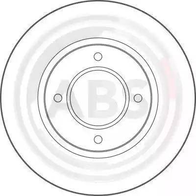 A.B.S. 16118 - Гальмівний диск autozip.com.ua