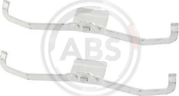 A.B.S. 1639Q - Комплектуючі, колодки дискового гальма autozip.com.ua