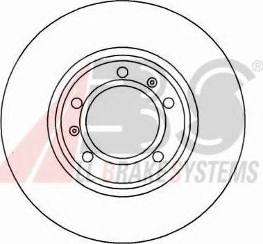 A.B.S. 16331 OE - Гальмівний диск autozip.com.ua