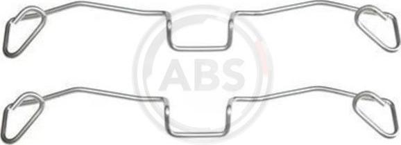 A.B.S. 1633Q - Комплектуючі, колодки дискового гальма autozip.com.ua