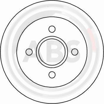 A.B.S. 16375 - Гальмівний диск autozip.com.ua