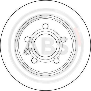 A.B.S. 16298 - Гальмівний диск autozip.com.ua