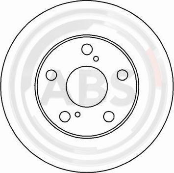 A.B.S. 16220 - Гальмівний диск autozip.com.ua