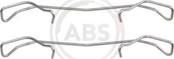 A.B.S. 1678Q - Комплектуючі, колодки дискового гальма autozip.com.ua