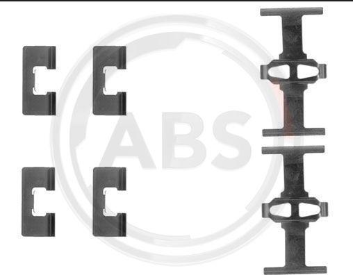 A.B.S. 1092Q - Комплектуючі, колодки дискового гальма autozip.com.ua