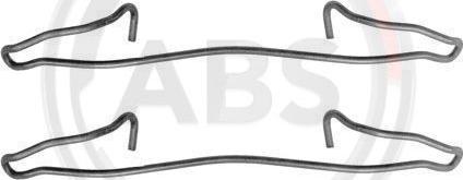 A.B.S. 1057Q - Комплектуючі, колодки дискового гальма autozip.com.ua