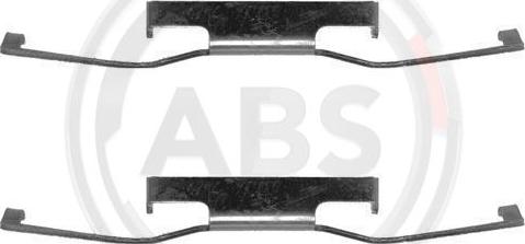 A.B.S. 1011Q - Комплектуючі, колодки дискового гальма autozip.com.ua