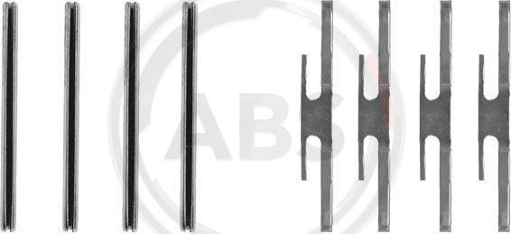 A.B.S. 1012Q - Комплектуючі, колодки дискового гальма autozip.com.ua