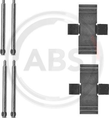 A.B.S. 1039Q - Комплектуючі, колодки дискового гальма autozip.com.ua