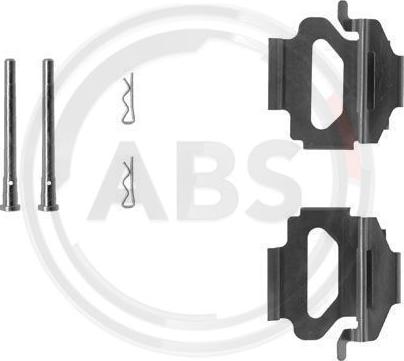 A.B.S. 1140Q - Комплектуючі, колодки дискового гальма autozip.com.ua