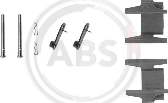 A.B.S. 1142Q - Комплектуючі, колодки дискового гальма autozip.com.ua