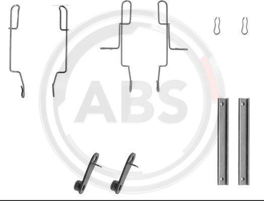 A.B.S. 1147Q - Комплектуючі, колодки дискового гальма autozip.com.ua
