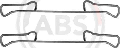 A.B.S. 1150Q - Комплектуючі, колодки дискового гальма autozip.com.ua