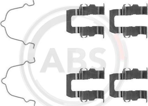 A.B.S. 1119Q - Комплектуючі, колодки дискового гальма autozip.com.ua