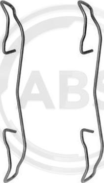 A.B.S. 1187Q - Комплектуючі, колодки дискового гальма autozip.com.ua