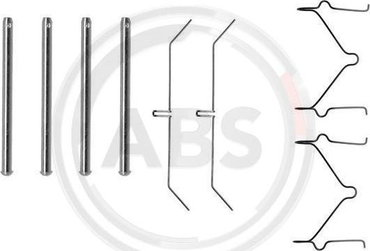 A.B.S. 1129Q - Комплектуючі, колодки дискового гальма autozip.com.ua