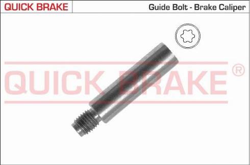 OJD Quick Brake 11201 - Направляючий болт, корпус скоби гальма autozip.com.ua