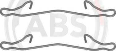 A.B.S. 1121Q - Комплектуючі, колодки дискового гальма autozip.com.ua