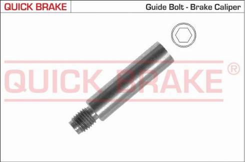 QUICK BRAKE 11286 - Направляючий болт, корпус скоби гальма autozip.com.ua
