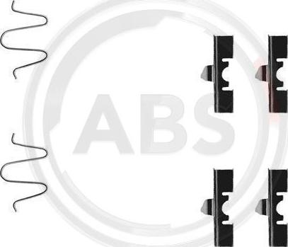 A.B.S. 1170Q - Комплектуючі, колодки дискового гальма autozip.com.ua