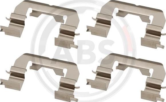 A.B.S. 1865Q - Комплектуючі, колодки дискового гальма autozip.com.ua