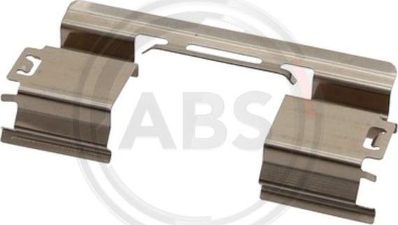 A.B.S. 1813Q - Комплектуючі, колодки дискового гальма autozip.com.ua