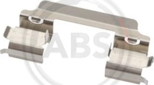 A.B.S. 1817Q - Комплектуючі, колодки дискового гальма autozip.com.ua