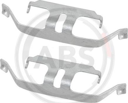 A.B.S. 1884Q - Комплектуючі, колодки дискового гальма autozip.com.ua