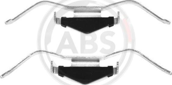 A.B.S. 1297Q - Комплектуючі, колодки дискового гальма autozip.com.ua