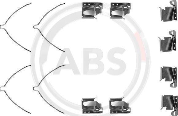 A.B.S. 1269Q - Комплектуючі, колодки дискового гальма autozip.com.ua