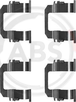 A.B.S. 1275Q - Комплектуючі, колодки дискового гальма autozip.com.ua