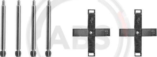 A.B.S. 1271Q - Комплектуючі, колодки дискового гальма autozip.com.ua