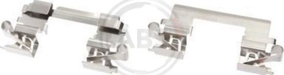 A.B.S. 1757Q - Комплектуючі, колодки дискового гальма autozip.com.ua