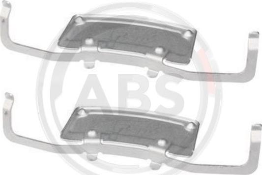 A.B.S. 1706Q - Комплектуючі, колодки дискового гальма autozip.com.ua